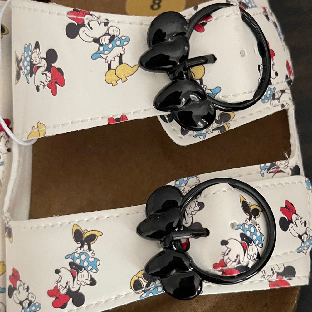 DISNEY Minnie Mouse Sandals SZ 8 Women’s New With Tags - Picture 3 of 7